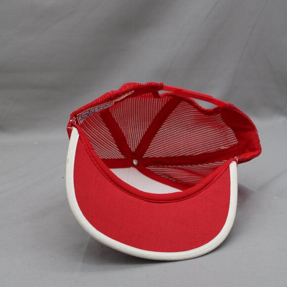 Detroit Red Wings Hat (VTG) - Classic Trucker by Ted Fletcher - Adult Snapback - Picture 7 of 8